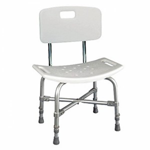 Shower Bench with Height Adjustment (with backrest)