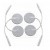 Hercusense TENS / EMS / IFT Electrode Pads Circle Shaped - 22 x 22 mm (50 pcs)