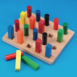 Assorted Square and Round Pegboard