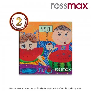 Rossmax WB100 Glass Personal Scale - Super Slim Electronic 