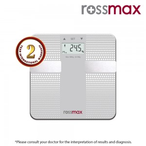 Rossmax WF260 Glass Personal Scale – Body FAT Monitor
