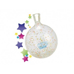 Gymnic Hop Fantasy 45 cm Transparent w/stars Physiotherapy Exercise Ball