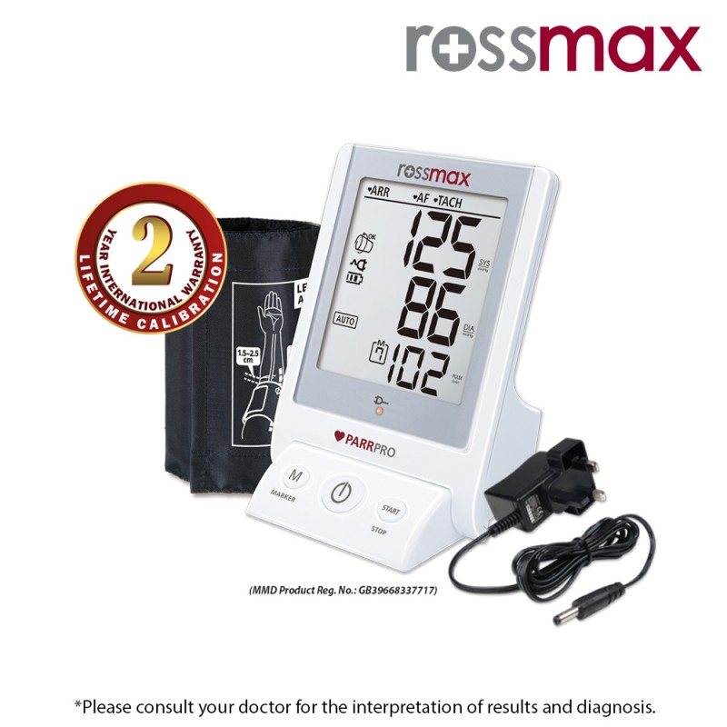 Rossmax AC1000F PARR Pro Professional Blood Pressure Monitor
